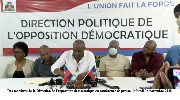 En prélude à la manifestation du 18 novembre
